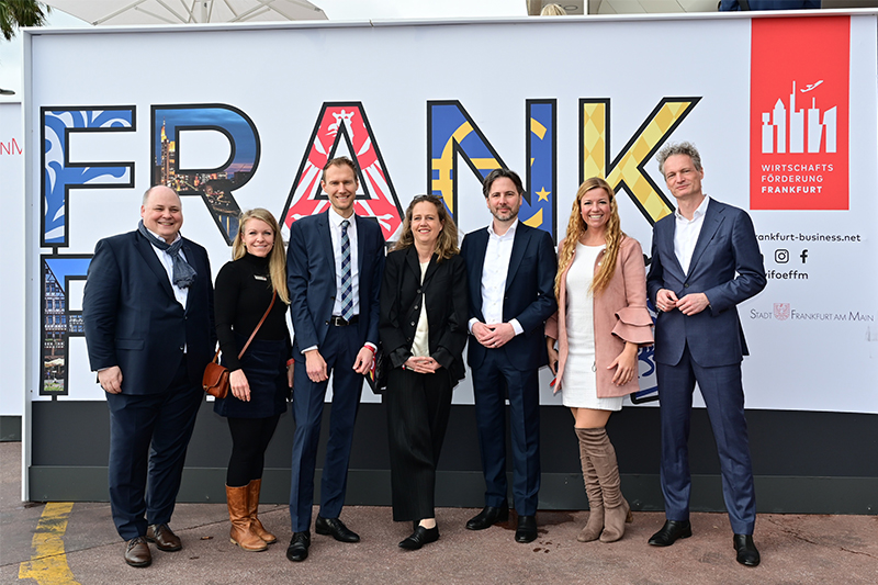 Verteter*innen der Stadt Frankfurt am Main auf der MIPIM 2025
